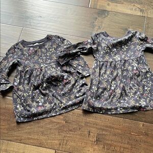 Old Navy Dark Floral Kids Dress